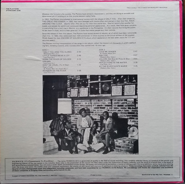 The Platters : Super Hits Of The Platters (LP, Comp)