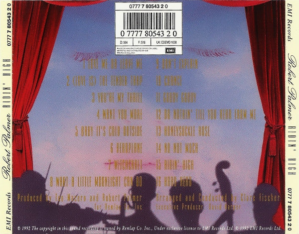 Robert Palmer : Ridin' High (CD, Album)