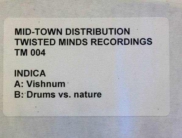 Indica (5) : Vishnum (12", Promo, W/Lbl)
