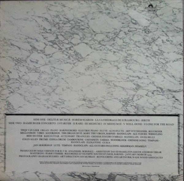 Focus (2) : Hamburger Concerto (LP, Album, Gat)