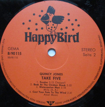 Quincy Jones : Take Five (LP)