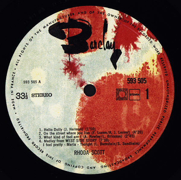 Rhoda Scott : Rhoda Scott (LP, Comp)