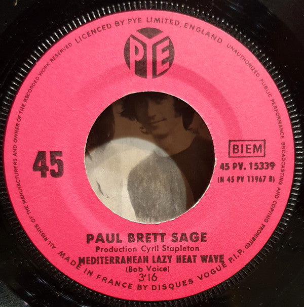 Paul Brett's Sage : 3D Mona Liza (7")