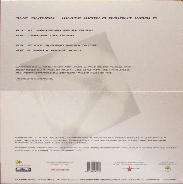 The Shrink : White World Bright World (12")