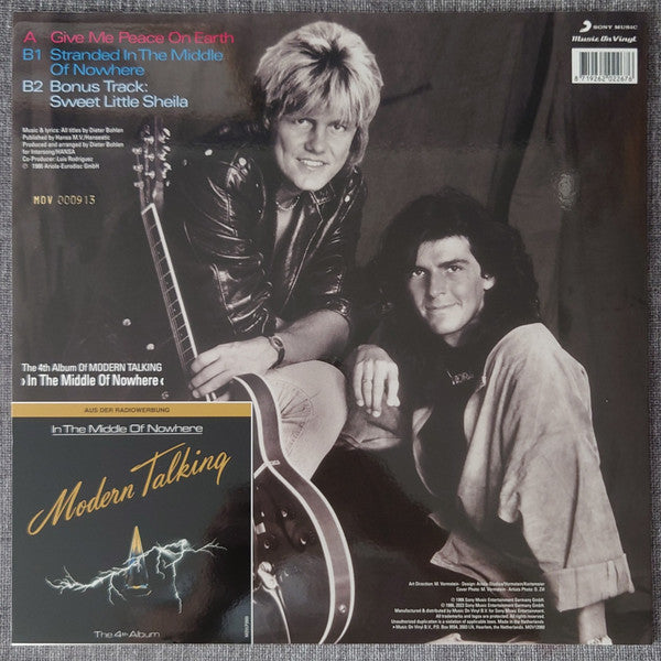 Modern Talking : Give Me Peace On Earth (12", Maxi, Ltd, Num, RE, RM, 180)