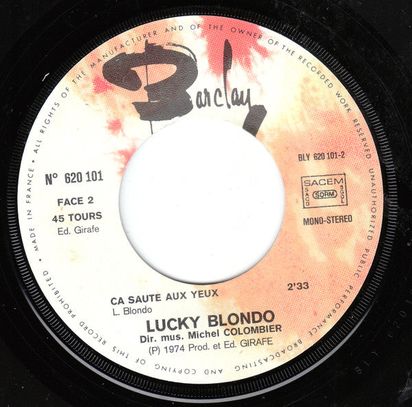 Lucky Blondo : Bogey (7", Single)