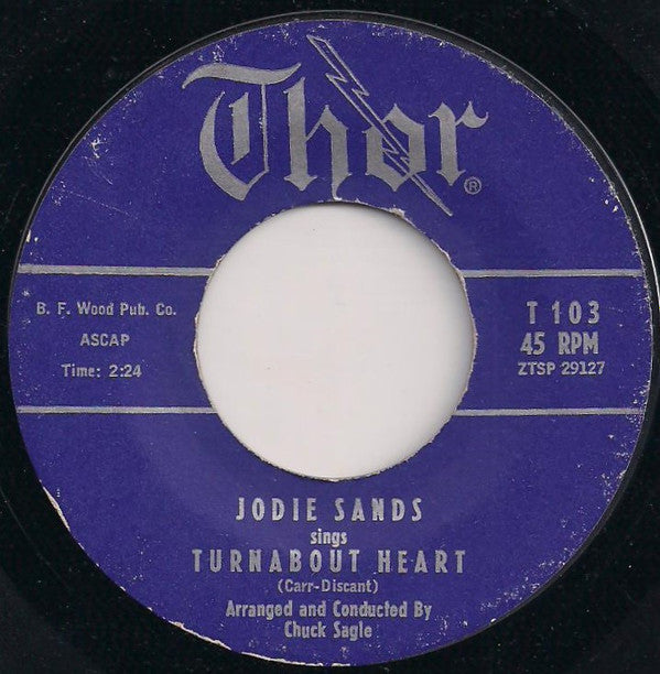 Jodie Sands : Turnabout Heart (7", Single)