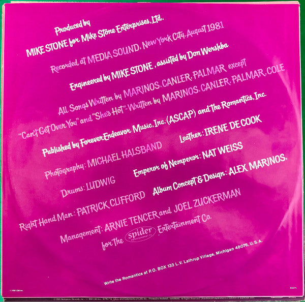 The Romantics : Strictly Personal (LP, Album)