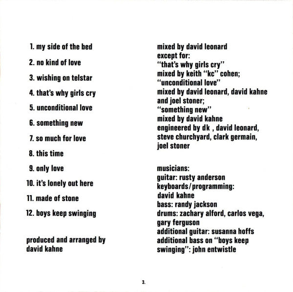 Susanna Hoffs : When You're A Boy (CD, Album)