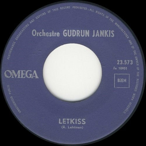 Orkest Gudrun Jankis* : Letkiss (7", Single)