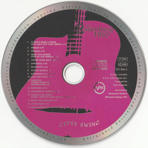 The Rosenberg Trio : Gypsy Swing (CD, Album)