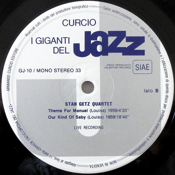 Coleman Hawkins, Stan Getz, Don Byas : I Giganti Del Jazz Vol. 10 (LP, Comp)