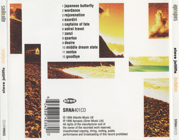 Steve Jolliffe : Invitation (CD, Comp)
