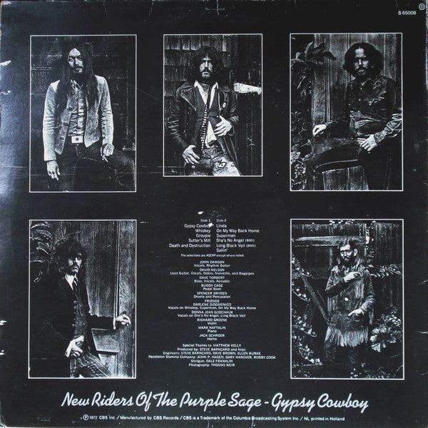 New Riders Of The Purple Sage : Gypsy Cowboy (LP, Album)