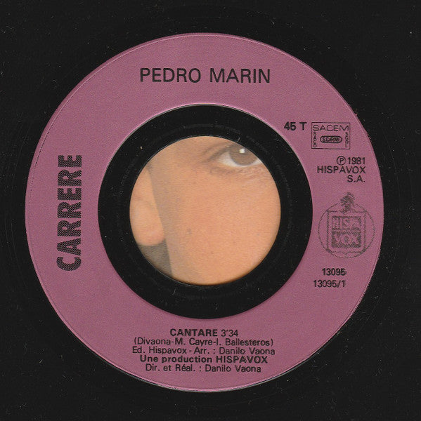 Pedro Marin : Cantaré / No, No Lo Creas (7", Single)
