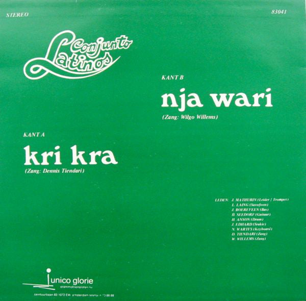 Conjunto Latinos : Kri Kra (12", Maxi, RE)