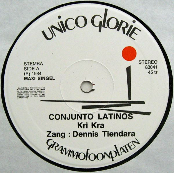 Conjunto Latinos : Kri Kra (12", Maxi, RE)