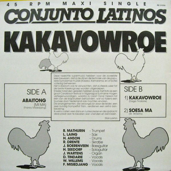 Conjunto Latinos : Kakavowroe (12", Maxi)