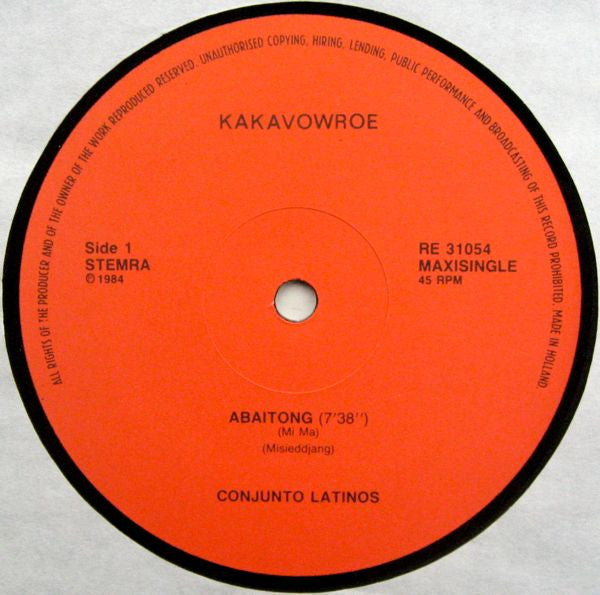 Conjunto Latinos : Kakavowroe (12", Maxi)