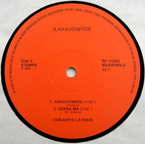 Conjunto Latinos : Kakavowroe (12", Maxi)