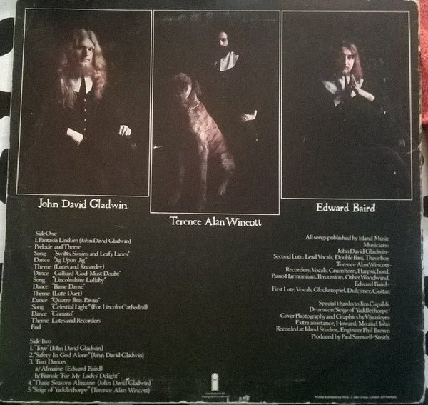 Amazing Blondel : Fantasia Lindum (LP, Album)