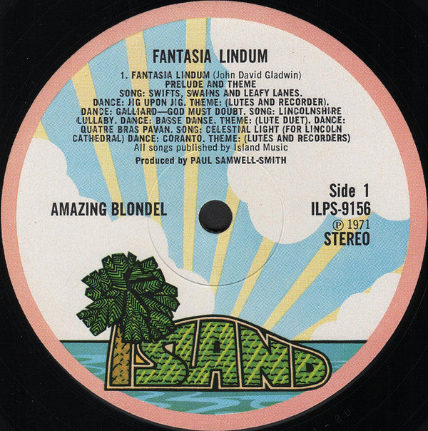 Amazing Blondel : Fantasia Lindum (LP, Album)