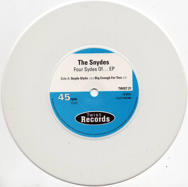 The Snydes : Four Sydes Of... EP (7", EP, Whi)