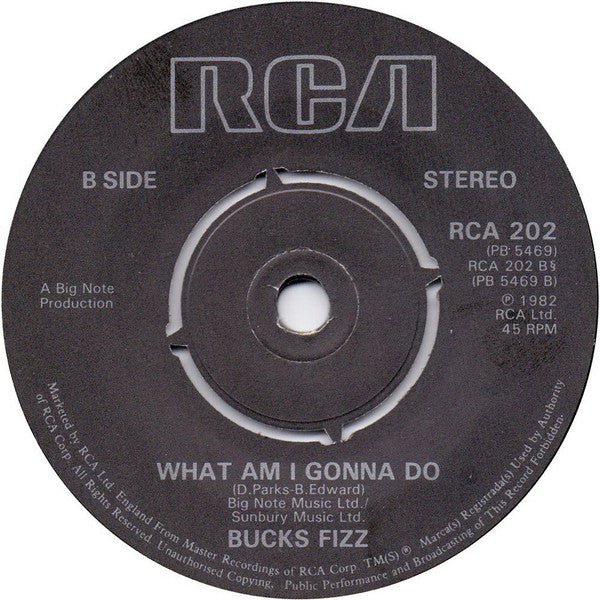 Bucks Fizz : My Camera Never Lies (7", Single, Pos)