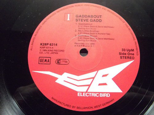 Steve Gadd : Gaddabout (LP, Album)
