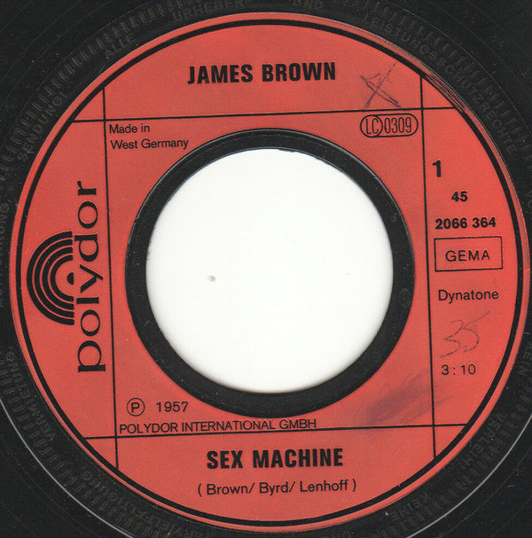 James Brown : Sex Machine / It's A Man's Man's World (7", Single, Mono, RE)