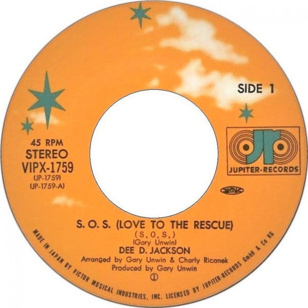 Dee D. Jackson : S.O.S. (Love To The Rescue) (7")