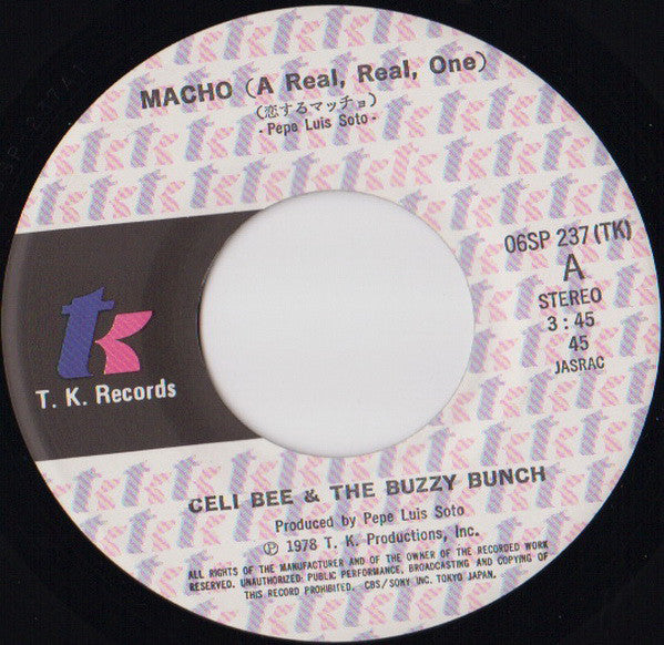 Celi Bee & The Buzzy Bunch : Macho (A Real, Real, One) (7")