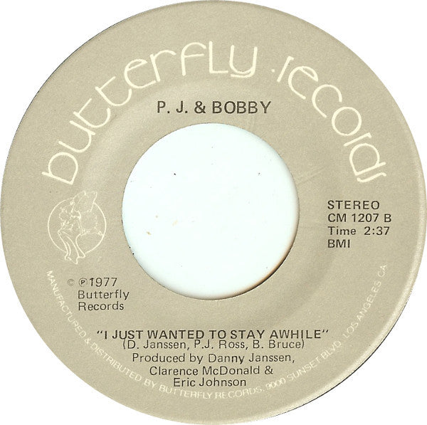 P.J. And Bobby : Maybe I'm A Fool (7")