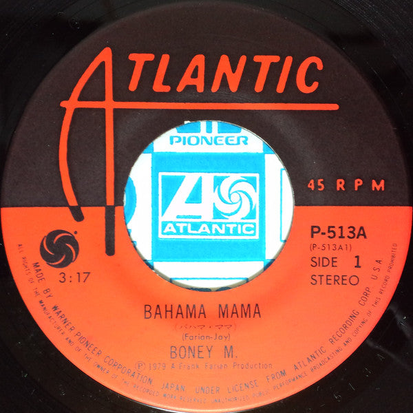 Boney M. : Bahama Mama / I'm Born Again (7", Single)