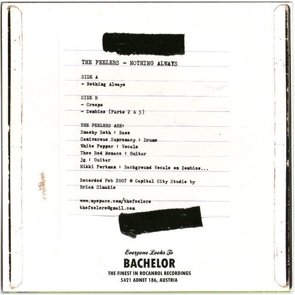 The Feelers (2) : Nothing Always (7")