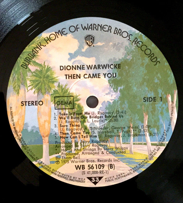 Dionne Warwick : Then Came You (LP, Album)