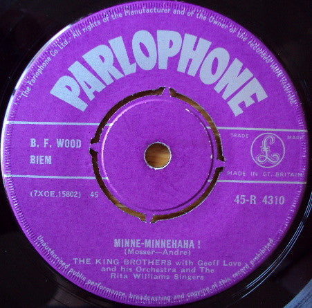 The King Brothers With Geoff Love & His Orchestra : A White Sport Coat (And A Pink Carnation) (7", Single, RE, Sil)