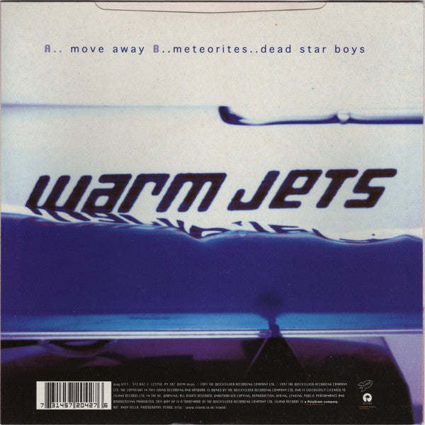 Warm Jets : Move Away (7", Ltd, Red)