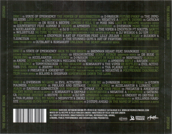 Various : The Color Of The Harder Styles (3xCD, Comp, Mixed)