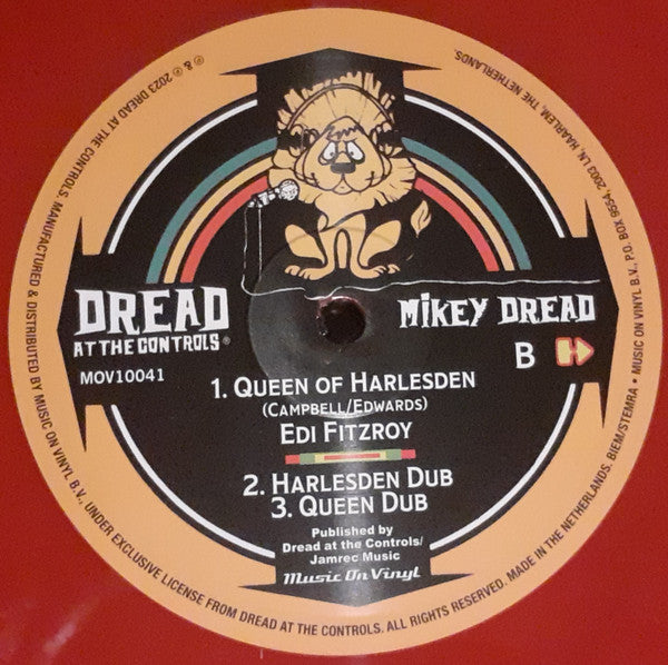 Mikey Dread / Edi Fitzroy : Original General / Queen Of Harlesden (10", RSD, Ltd, Num, Red)
