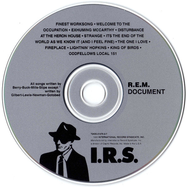 R.E.M. : Document (CD, Album, RE, RM)