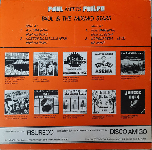 Paul & The Mixmo Stars : Paul Meets Philpo (12")