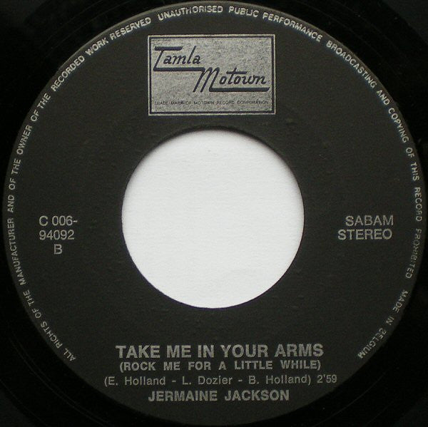 Jermaine Jackson : Daddy's Home (7", Single)