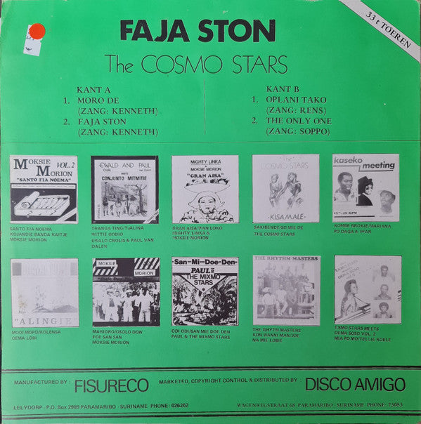 Cosmo Stars : Faja Ston (12")