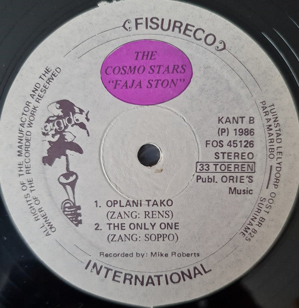 Cosmo Stars : Faja Ston (12")