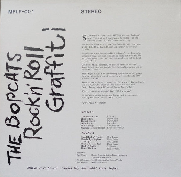 The Bop Cats : Rock'N'Roll Graffiti (LP)