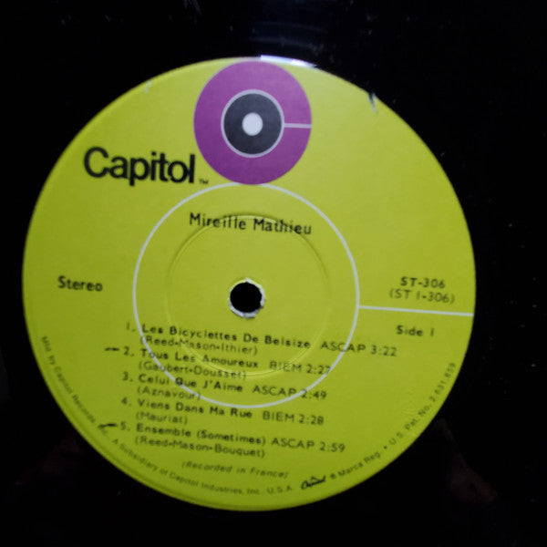 Mireille Mathieu : Mireille Mathieu (LP, Comp, Win)