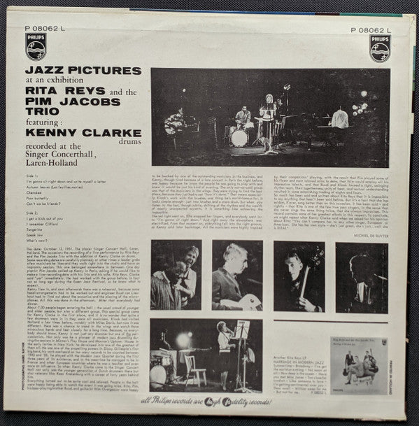Rita Reys And The Pim Jacobs Trio Featuring Kenny Clarke : Jazz Pictures At An Exhibition (LP, Album, Mono)