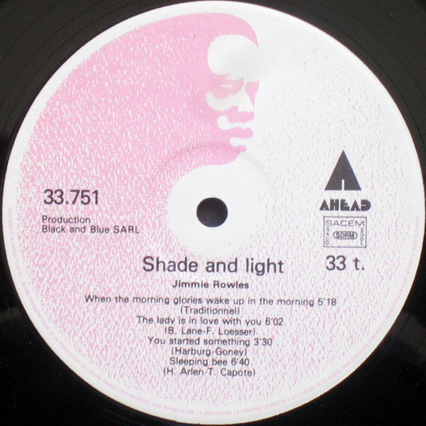 Jimmie Rowles* : Shade And Light (LP, Album)