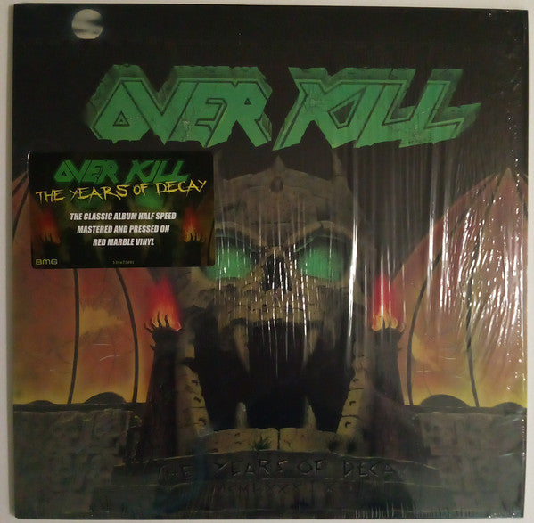 Overkill : The Years Of Decay (LP, Album, RE, RM, Red)